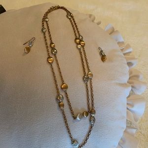 Brighton Convertable Necklace & Earring Set